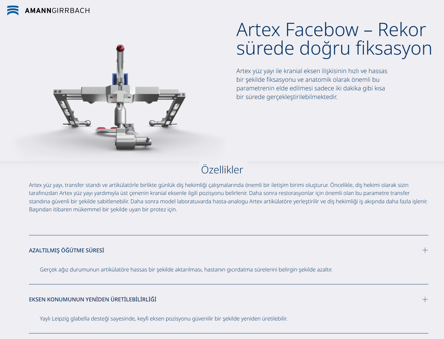 Artex Facebow