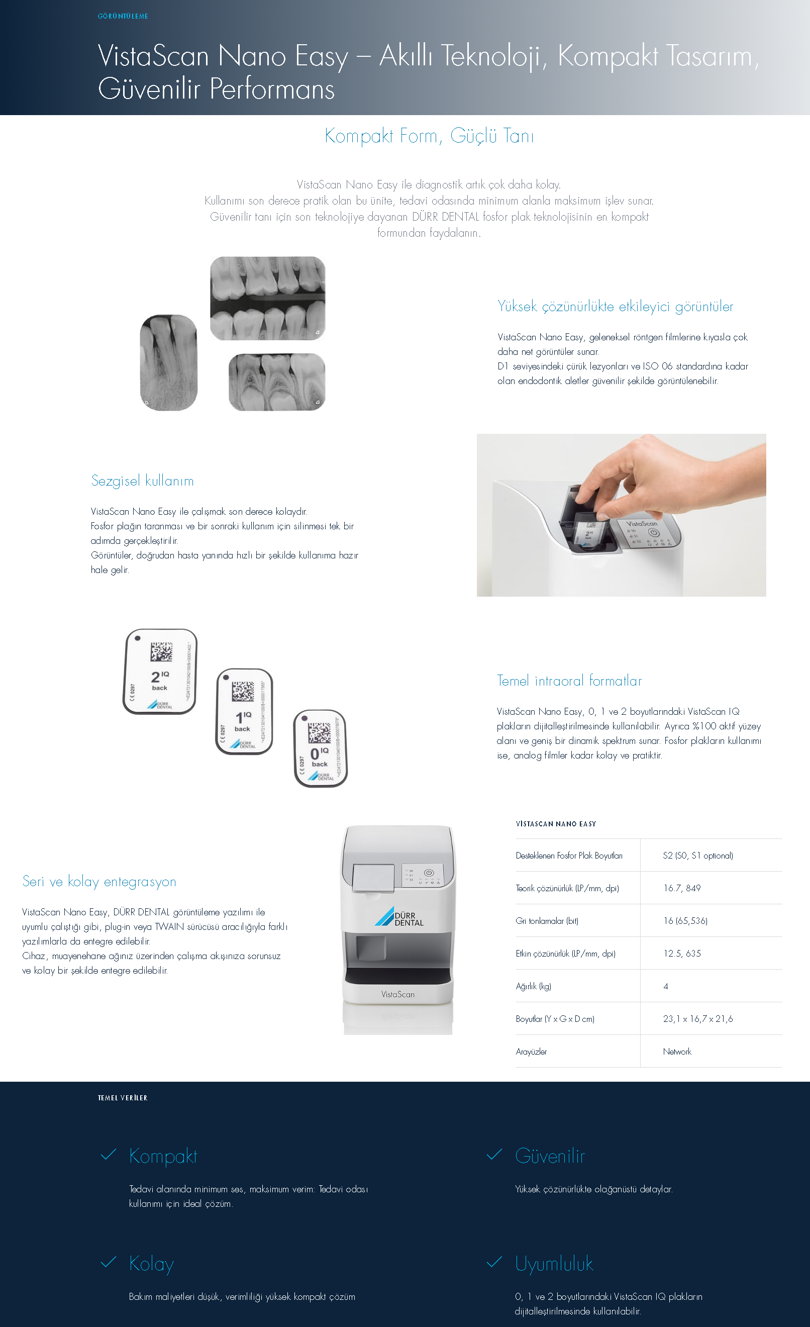Dürr Fasfor Plak Cihazı